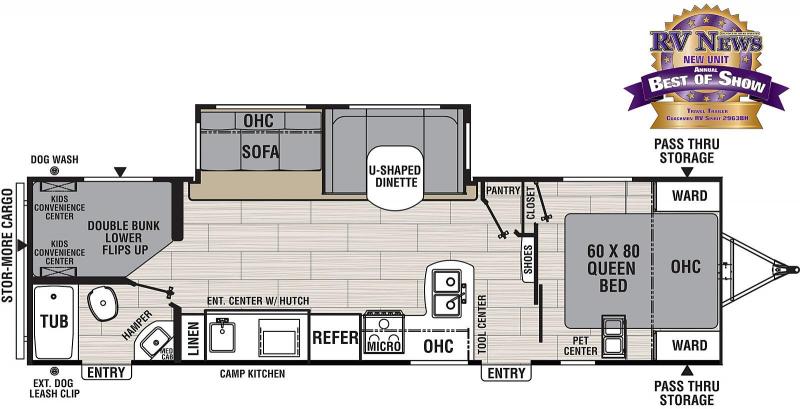 2019 Coachmen SPIRIT 2963BH Travel Trailer 2019 Coachmen SPIRIT 2963BH Travel Trailer