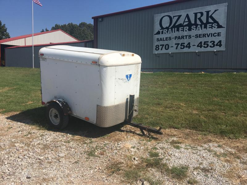 1999 Interstate 4x6 Single Axle Barn Door Enclosed Cargo Trailer 1999 Interstate 4x6 Single Axle Barn Door Enclosed Cargo Trailer