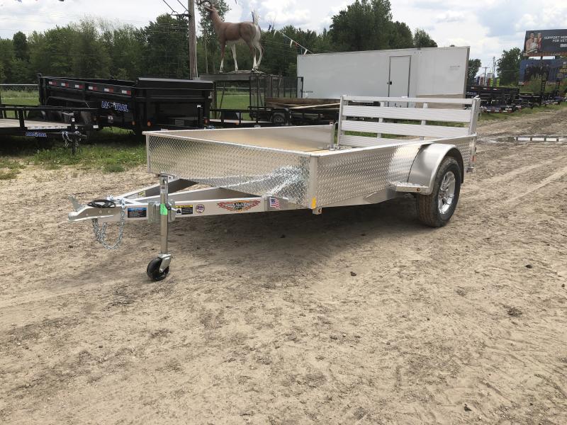 H and H 76x10 Solid Side Aluminum Utility Trailer H and H 76x10 Solid Side Aluminum Utility Trailer