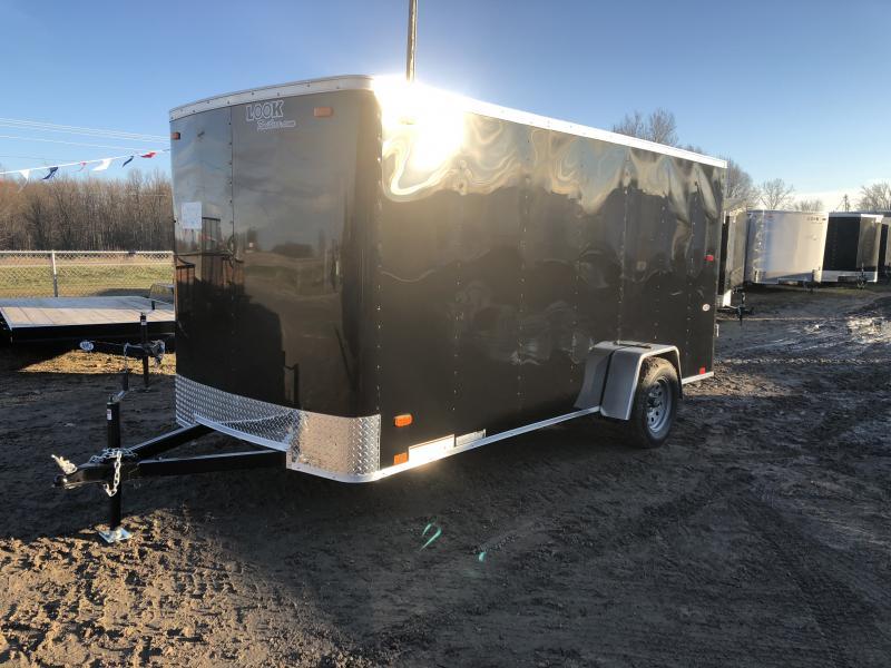 Look Trailers 6x14 Ramp Door Enclosed Cargo Trailer Look Trailers 6x14 Ramp Door Enclosed Cargo Trailer