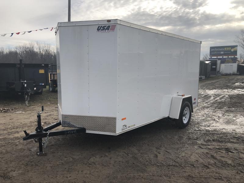 MTI Trailers USA 6X12 V-Nose Ramp Door Enclosed Cargo Trailer MTI Trailers USA 6X12 V-Nose Ramp Door Enclosed Cargo Trailer