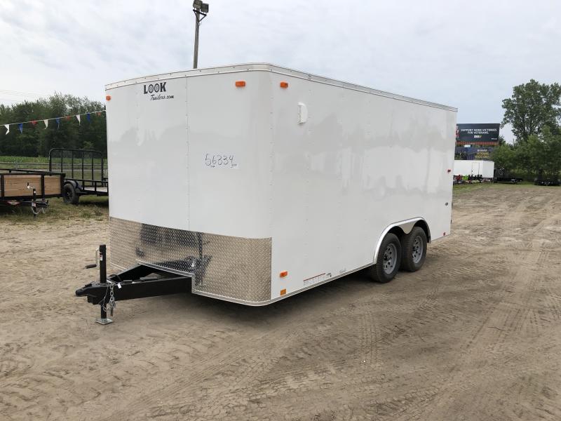 Look Trailers 8.5X16 7K Car / Racing Trailer White Look Trailers 8.5X16 7K Car / Racing Trailer White