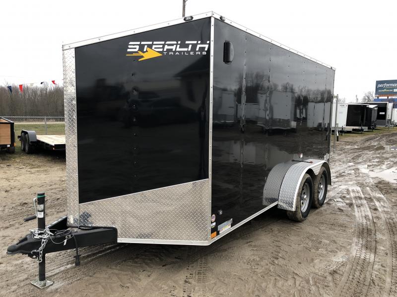Stealth Trailers 7X14 V-Nose Ramp Door Enclosed Cargo Trailer Stealth Trailers 7X14 V-Nose Ramp Door Enclosed Cargo Trailer
