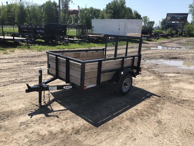 4 x 6 A.M.O. Landscape Light Duty Wood Side Trailer 4 x 6 A.M.O. Landscape Light Duty Wood Side Trailer
