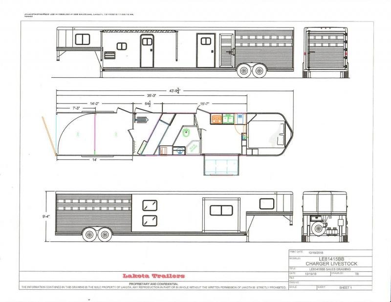 2020 Lakota LE81415BB 15 Short wall with 14 Stock Livestock Trailer 2020 Lakota LE81415BB 15 Short wall with 14 Stock Livestock Trailer