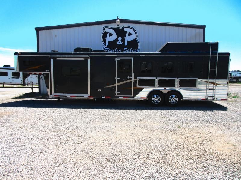 2013 Bison Trailers living quarter 4 Horse Trailer 10 LQ With Slides Slant 2013 Bison Trailers living quarter 4 Horse Trailer 10 LQ With Slides Slant
