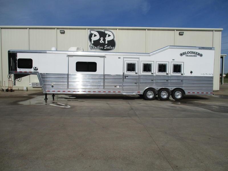 2018 Bloomer Trailers 8415PCTB 4 Horse 15' Trail Boss Conversion PC Load 2018 Bloomer Trailers 8415PCTB 4 Horse 15' Trail Boss Conversion PC Load