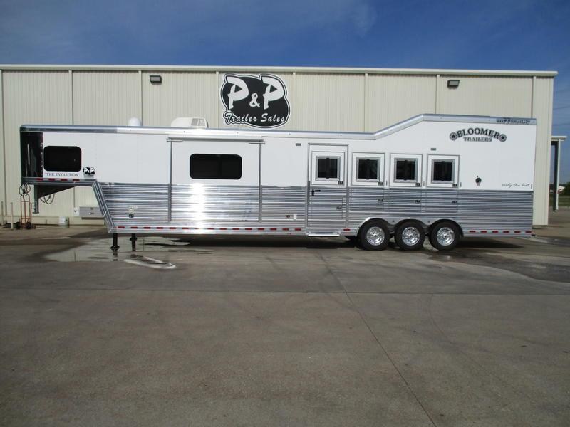 2018 Bloomer Trailers 8415PCTB 4 Horse 15' Trail Boss Conversion PC Load 2018 Bloomer Trailers 8415PCTB 4 Horse 15' Trail Boss Conversion PC Load