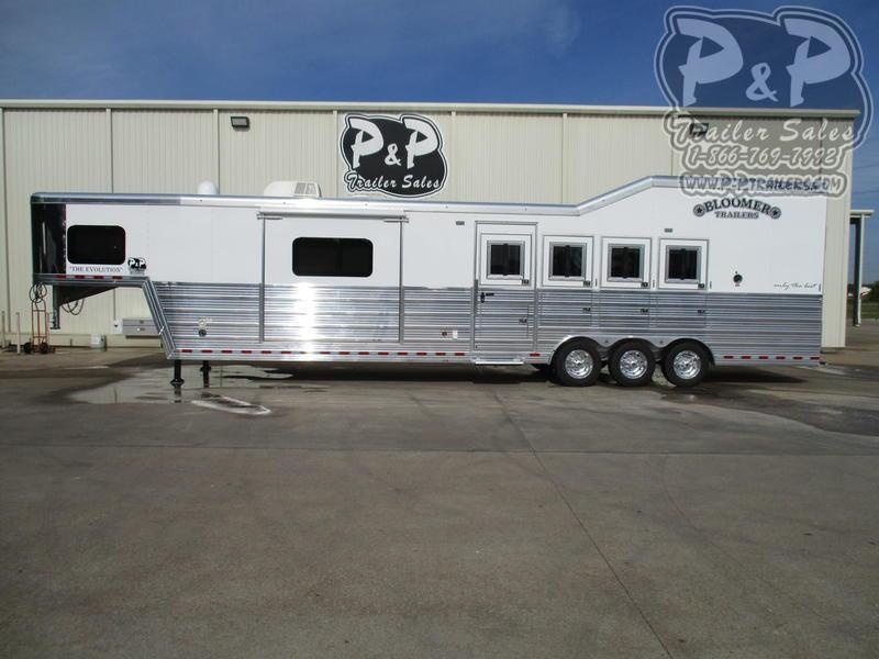 2018 Bloomer Trailers 8415PCTB 4 Horse 15' Trail Boss Conversion PC Load 2018 Bloomer Trailers 8415PCTB 4 Horse 15' Trail Boss Conversion PC Load