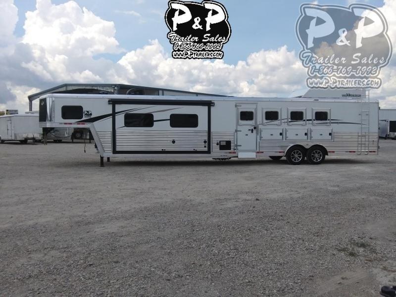 2019 Bison Trailers Laredo 8416LDSSRSL 4 Horse Trailer 16 LQ With Slides Slant 2019 Bison Trailers Laredo 8416LDSSRSL 4 Horse Trailer 16 LQ With Slides Slant