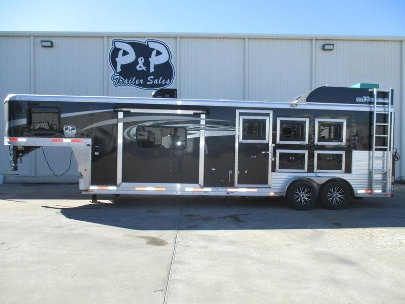 2017 Lakota Trailers Charger Edition C311 3 Horse 11' Short Wall w/Slide-out & LP Generator 2017 Lakota Trailers Charger Edition C311 3 Horse 11' Short Wall w/Slide-out & LP Generator