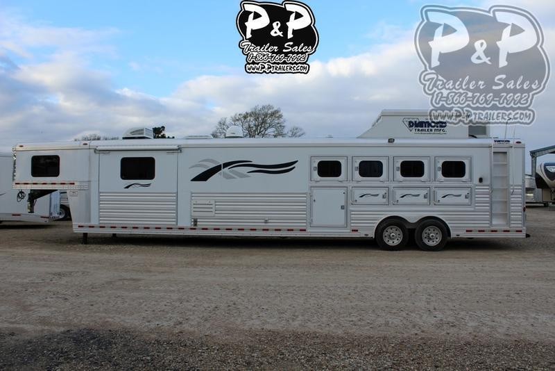 2008 Diamond Trailers 8419 4 Horse Trailer 19 LQ With Slides Slant 2008 Diamond Trailers 8419 4 Horse Trailer 19 LQ With Slides Slant