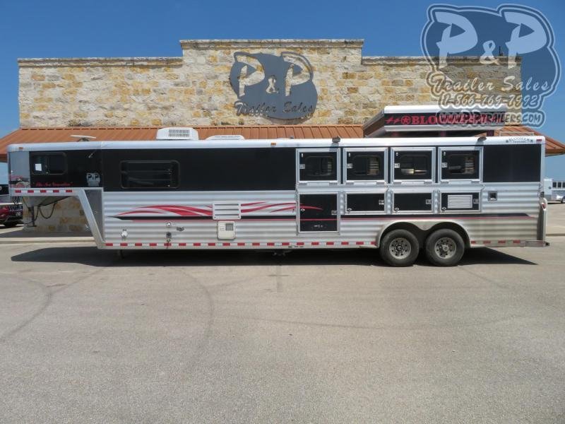 2000 Bloomer 8413 4 Horse Trailer 13' LQ Slant 2000 Bloomer 8413 4 Horse Trailer 13' LQ Slant