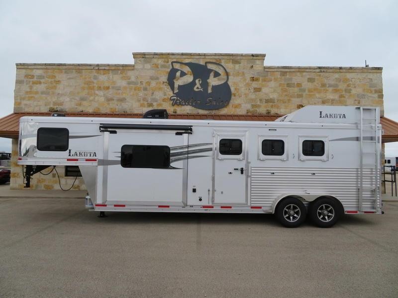 2019 Lakota Trailers 3 Horse 9 FT SW with Slide Out 2019 Lakota Trailers 3 Horse 9 FT SW with Slide Out