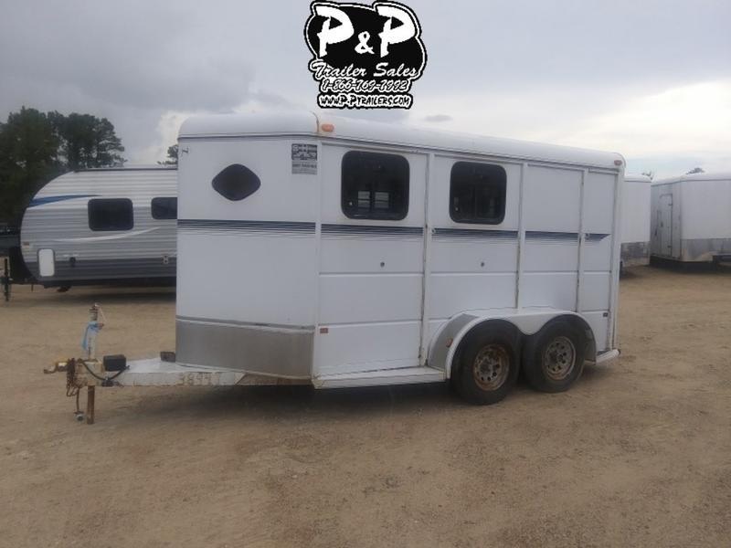 1999 S & H Trailers 2 Horse Bumper pull 1999 S & H Trailers 2 Horse Bumper pull