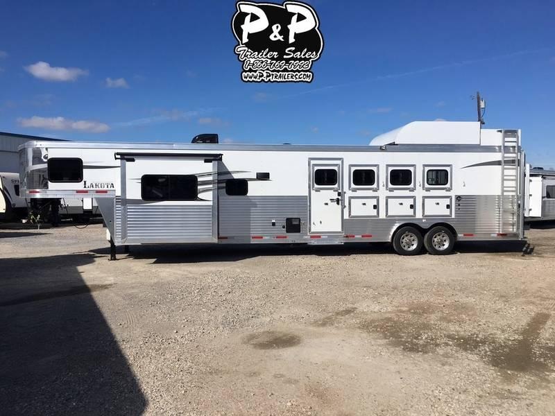 2018 Lakota Trailers Charger 4 Horse Slant with 15' Short Wall 2018 Lakota Trailers Charger 4 Horse Slant with 15' Short Wall
