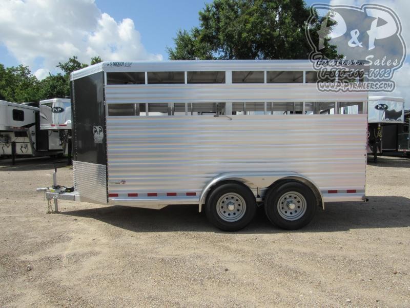 2020 CM Stocker AL-V 16 x 6.8 16 ft Livestock Trailer 2020 CM Stocker AL-V 16 x 6.8 16 ft Livestock Trailer