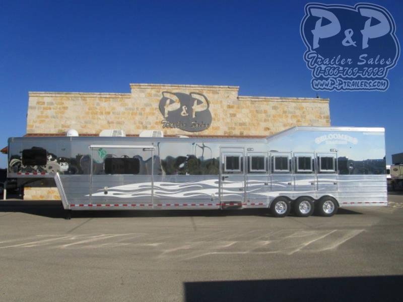 2013 Bloomer 5 Horse 17'5 5 Horse Slant Load Trailer 17.5 LQ With Slides w/ Ramps 2013 Bloomer 5 Horse 17'5 5 Horse Slant Load Trailer 17.5 LQ With Slides w/ Ramps
