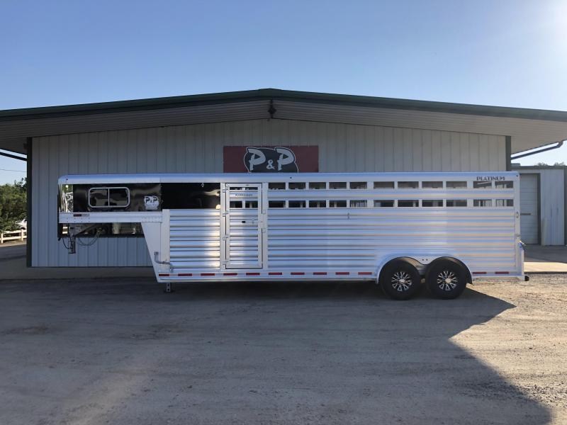 2019 Platinum Coach 7x24 Stock Combo 24' Livestock Trailer 2019 Platinum Coach 7x24 Stock Combo 24' Livestock Trailer