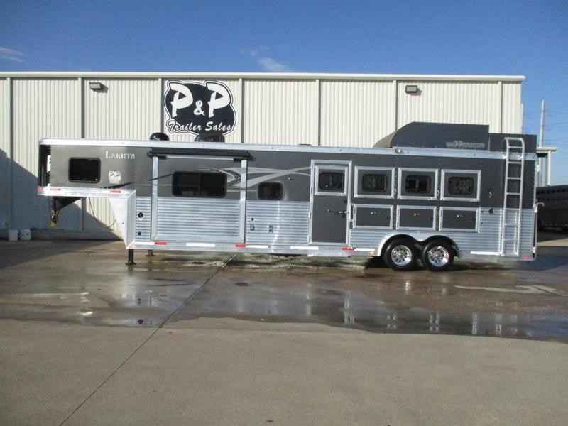2015 Lakota Trailers Big Horn Edition BH8412 4 Horse 12' Short Wall with Slide-out & Generator 2015 Lakota Trailers Big Horn Edition BH8412 4 Horse 12' Short Wall with Slide-out & Generator