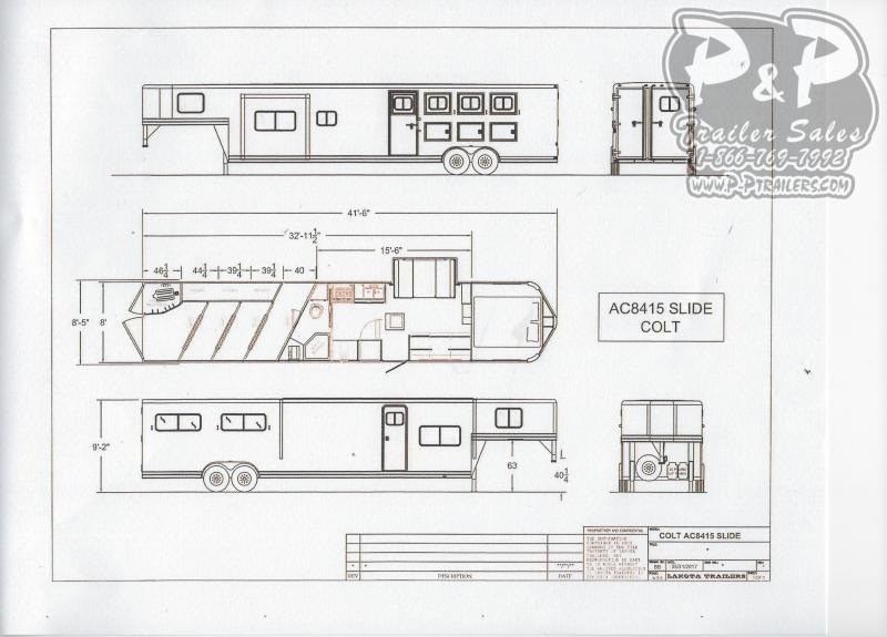 2020 Lakota Colt AC8415 4 Horse Slant Load Trailer LQ 2020 Lakota Colt AC8415 4 Horse Slant Load Trailer LQ