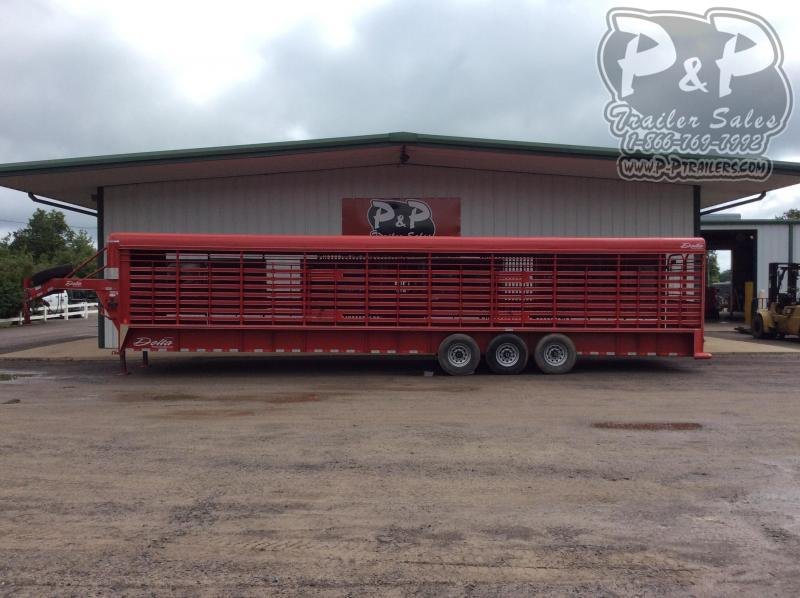 2013 Delta Manufacturing 36 Stock 36' Livestock Trailer 2013 Delta Manufacturing 36 Stock 36' Livestock Trailer