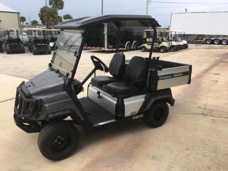 2019 Yamaha UMax One Gas Golf Cart 2 Passenger with Dump Bed Carbon