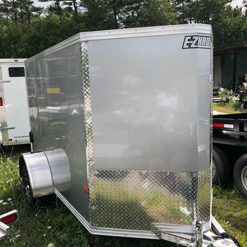 2018 EZ Hauler EZEC5X8 Enclosed Cargo Trailer w/ RAMP - SILVER 2018 EZ Hauler EZEC5X8 Enclosed Cargo Trailer w/ RAMP - SILVER