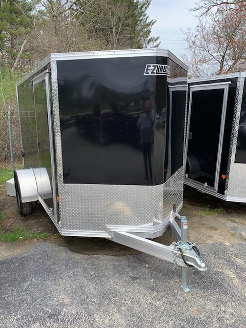 2019 EZ HAULER 6X10 Enclosed Cargo Trailer - BLACK - Ramp Door 2019 EZ HAULER 6X10 Enclosed Cargo Trailer - BLACK - Ramp Door