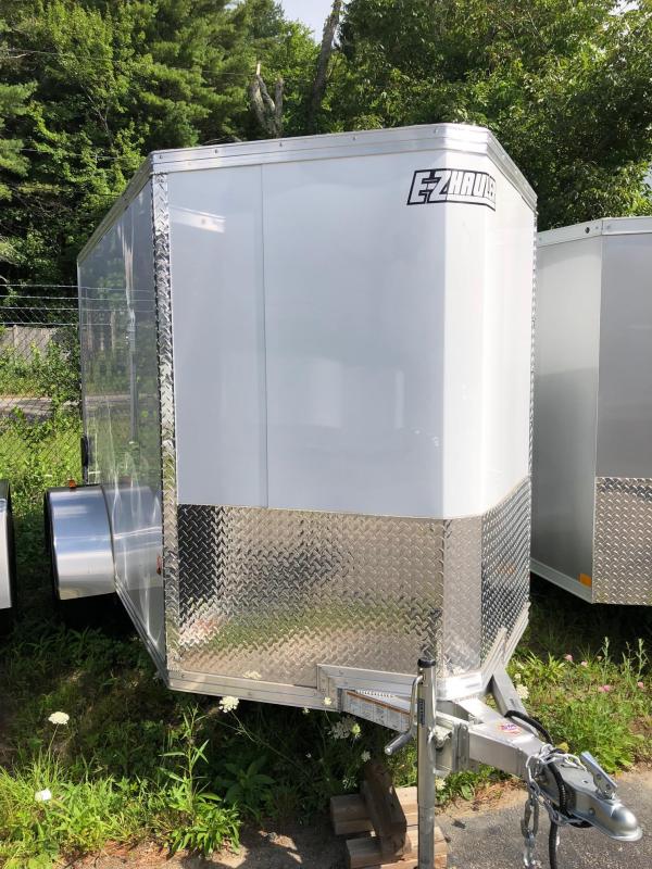 2018 EZ Hauler EZEC5X8 Enclosed Cargo Trailer w/ BARN DOORS - WHITE 2018 EZ Hauler EZEC5X8 Enclosed Cargo Trailer w/ BARN DOORS - WHITE