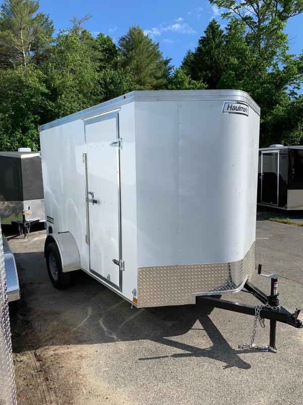 2019 Haulmark Passport 6X10 Enclosed Cargo Trailer w/ Barn Doors - White 2019 Haulmark Passport 6X10 Enclosed Cargo Trailer w/ Barn Doors - White