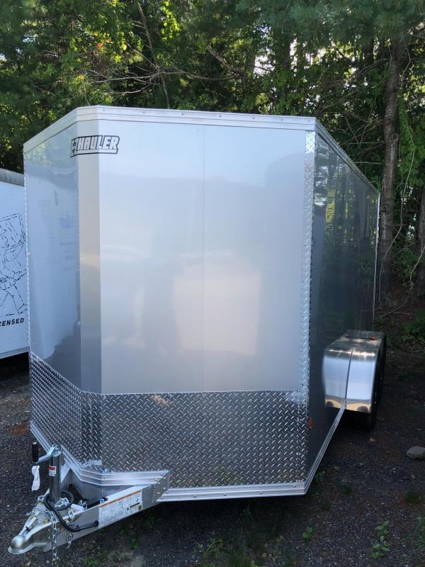 2018 EZ Hauler EZEC7X14 Enclosed Trailer w/ RAMP - SILVER 2018 EZ Hauler EZEC7X14 Enclosed Trailer w/ RAMP - SILVER