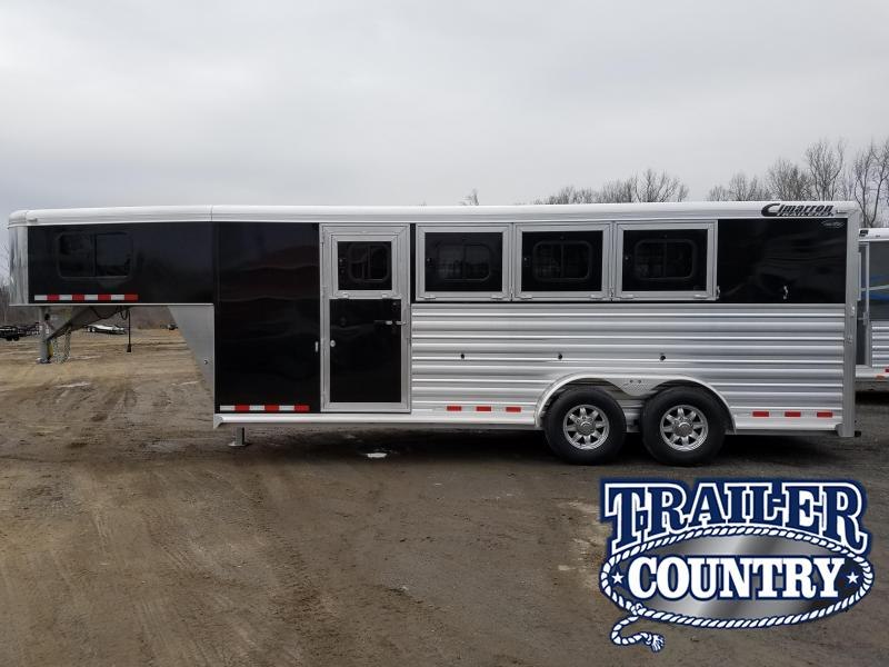 Cimarron Norstar 4 Horse Slant Trailer WITH FRONT AND REAR TACK Cimarron Norstar 4 Horse Slant Trailer WITH FRONT AND REAR TACK