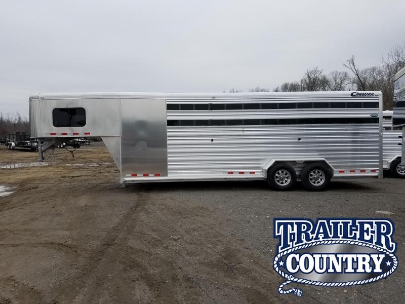 2018 Cimarron Trailers Lonestar 24 Stock with Front Tack Livestock Trailer 2018 Cimarron Trailers Lonestar 24 Stock with Front Tack Livestock Trailer