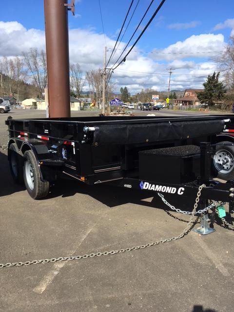 2018 Diamond C Trailers 41ED 77X10 Spread gate Dump Trailer 2018 Diamond C Trailers 41ED 77X10 Spread gate Dump Trailer