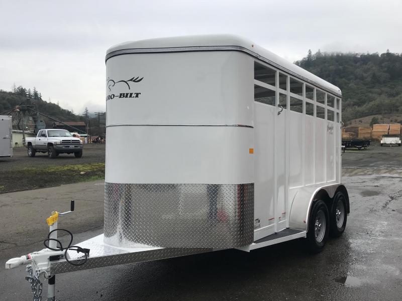2019 Thuro-Bilt 2 HORSE 13' Wrangler Stock Trailer KR190107 2019 Thuro-Bilt 2 HORSE 13' Wrangler Stock Trailer KR190107