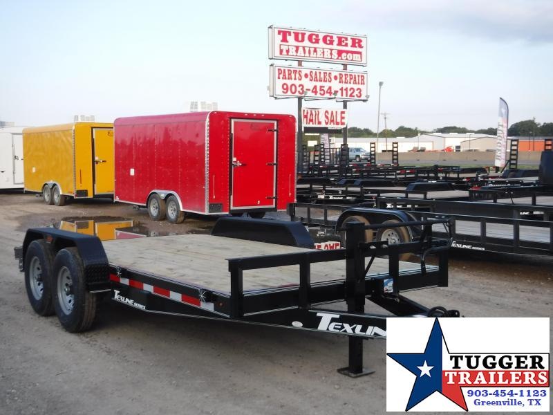 2019 TexLine 83x16 16ft Bobcat Utility Flatbed Trailer 2019 TexLine 83x16 16ft Bobcat Utility Flatbed Trailer