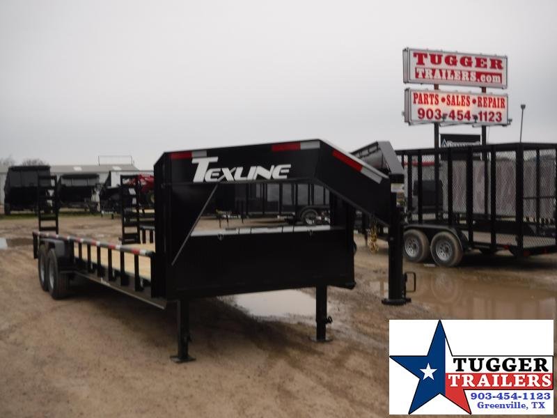 2019 TexLine 83x24 24ft Open Gooseneck Flatbed Trailer 2019 TexLine 83x24 24ft Open Gooseneck Flatbed Trailer