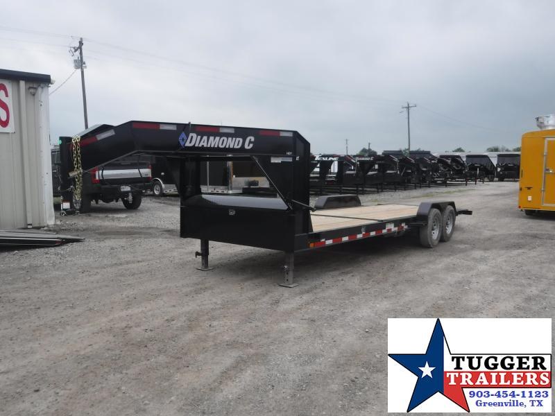 2019 Diamond C Trailers 82x24 24ft Open Gooseneck Utility Equipment Flatbed Trailer 2019 Diamond C Trailers 82x24 24ft Open Gooseneck Utility Equipment Flatbed Trailer