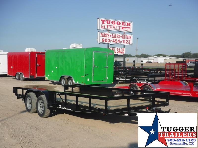 2019 TexLine 83x18 18ft Flatbed Ramp Utility Trailer 2019 TexLine 83x18 18ft Flatbed Ramp Utility Trailer