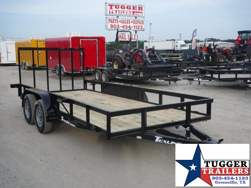 2019 TexLine 77x16 16ft Utility Ramp Flatbed Trailer 2019 TexLine 77x16 16ft Utility Ramp Flatbed Trailer