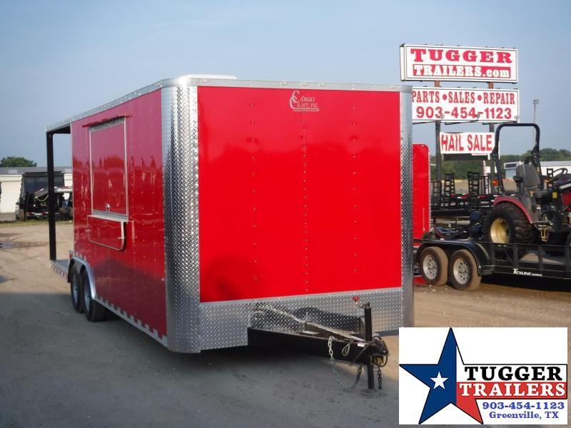 2019 Cargo Craft 8.5x24 24ft Porch Food Taco Snow Cone Street Vending / Concession Trailer 2019 Cargo Craft 8.5x24 24ft Porch Food Taco Snow Cone Street Vending / Concession Trailer
