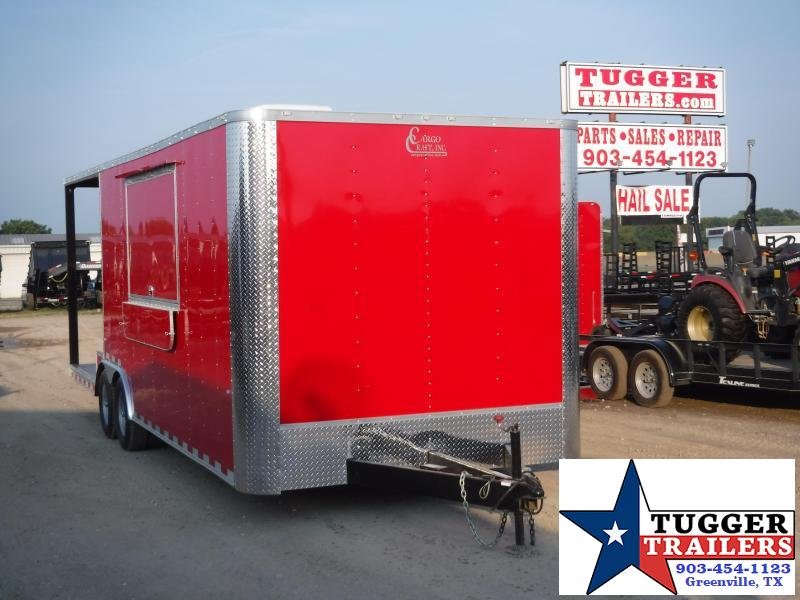 2019 Cargo Craft 8.5x24 24ft Porch Food Taco Snow Cone Street Vending / Concession Trailer 2019 Cargo Craft 8.5x24 24ft Porch Food Taco Snow Cone Street Vending / Concession Trailer