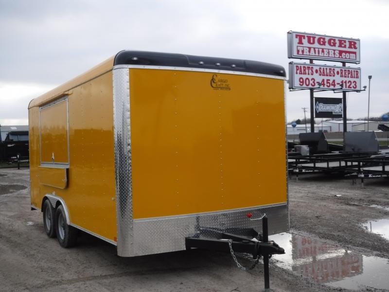 2019 Cargo Craft 8.5x16 16ft Yellow 2019 Concession Vending / Concession Trailer 2019 Cargo Craft 8.5x16 16ft Yellow 2019 Concession Vending / Concession Trailer