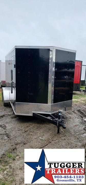 2019 T-Series 7x16 16ft Black Ramp Enclosed Cargo Trailer 2019 T-Series 7x16 16ft Black Ramp Enclosed Cargo Trailer