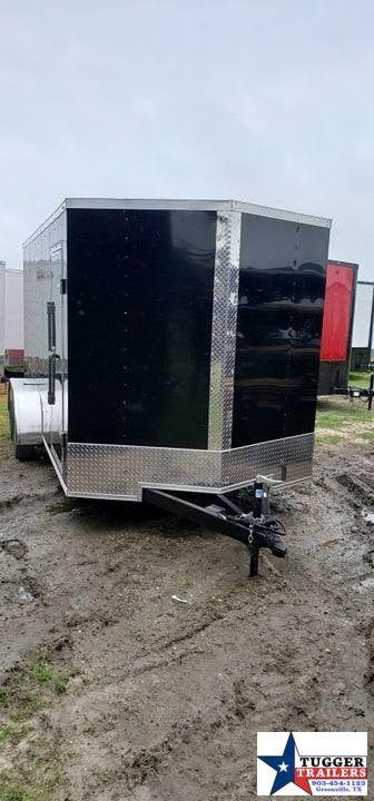 2019 T-Series 7x16 16ft Black Ramp Enclosed Cargo Trailer 2019 T-Series 7x16 16ft Black Ramp Enclosed Cargo Trailer