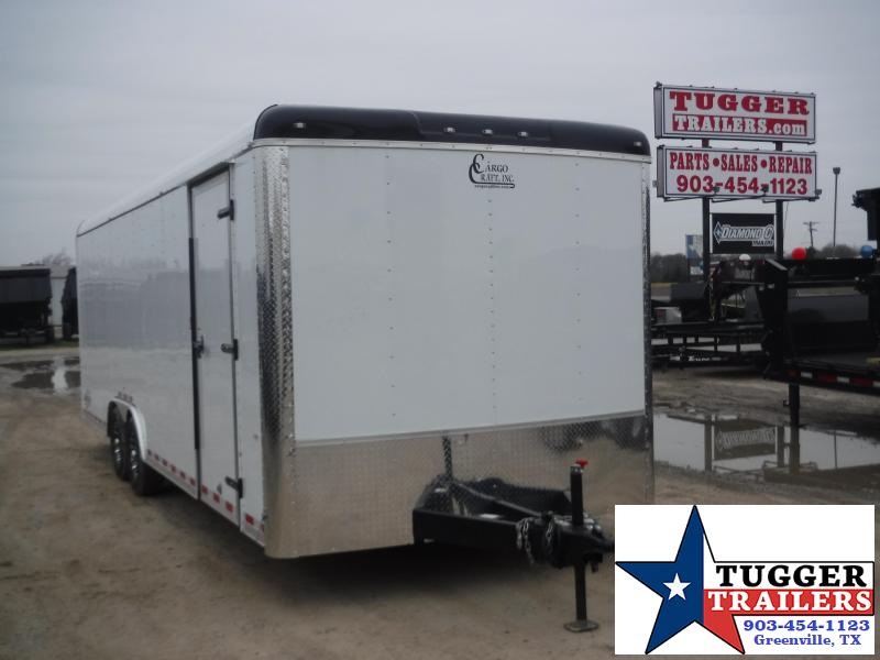 2019 Cargo Craft 8.5x24 24ft Auto White 2019 Ramp Car / Racing Trailer 2019 Cargo Craft 8.5x24 24ft Auto White 2019 Ramp Car / Racing Trailer