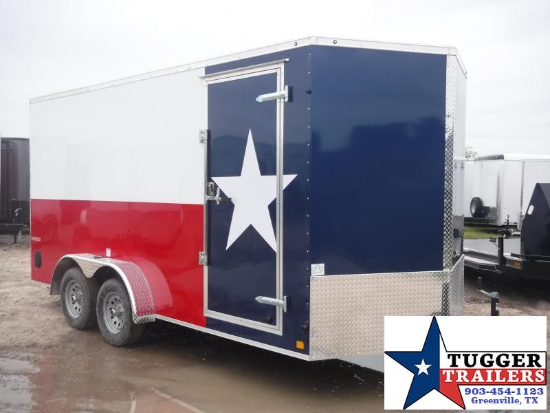 2019 Cargo Mate 7x16 16ft LE Texas Flag Ramp Enclosed Cargo Tandem Axle Trailer 2019 Cargo Mate 7x16 16ft LE Texas Flag Ramp Enclosed Cargo Tandem Axle Trailer
