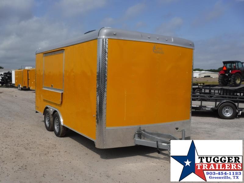 2019 Cargo Craft 8.5x16 16ft Yellow Food Taco BBQ Vending / Concession Trailer 2019 Cargo Craft 8.5x16 16ft Yellow Food Taco BBQ Vending / Concession Trailer