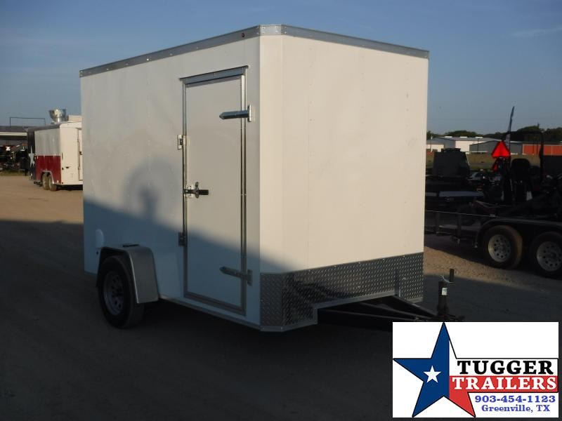 2019 T-Series 6x10 White Enclosed Cargo Trailer 2019 T-Series 6x10 White Enclosed Cargo Trailer